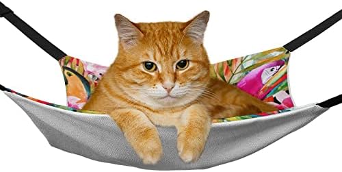 חתול ערסל תוכים חתול מיטת כלוב חלון מוט תליית שטח חיסכון עבור חיות מחמד קטנות 16.9& 34; איקס13