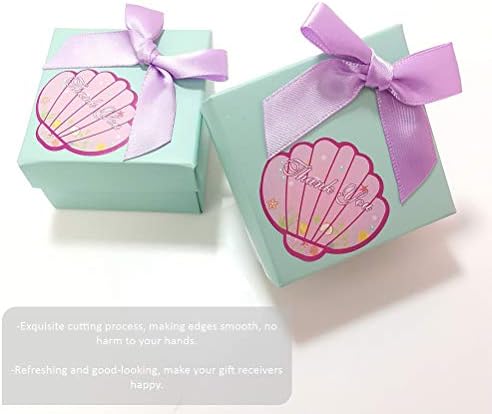 AMOSFUN 2SQUARE BOX תכשיטים קופסת קופסת קופסה עם קישוטים למסיבות Bowknot ליום הולדת