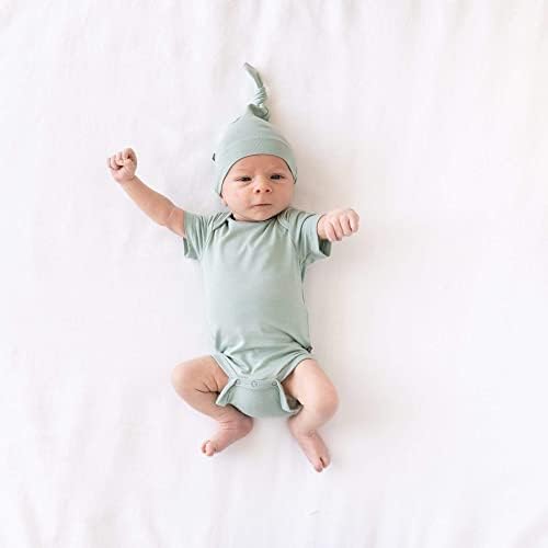 קיטה תינוקת קצרה שרוול קצר יוניסקס בגדים לתינוקות העשויים מחומר רך במבוק ריון