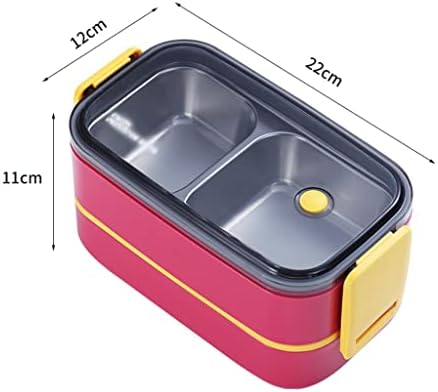 MJWDP נירוסטה קופסת ארוחת צהריים חמודה קופסת בנטו יפנית קופסת אחסון ניידים קופסת כלי מטבח