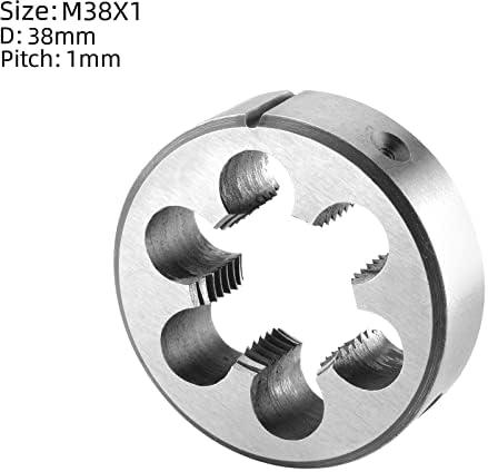 בורקיט M38 x 1 ברז ומים סט, M38 x 1.0 חוט מכונה ברז ויד ימין עגולה