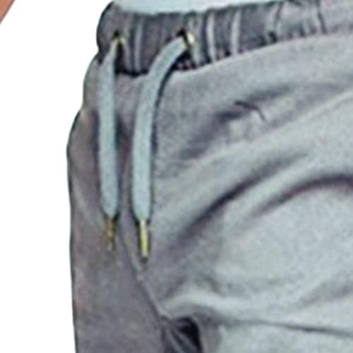 המותניים האלסטיות של גברים מרובי כיסים מכנסיים קצרים משקל קלים מכנסיים קצרים של מכנסיים קצרים