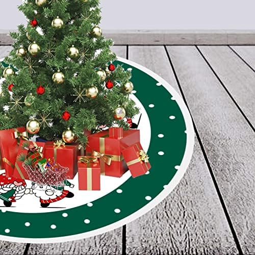 חצאית עץ חג המולד של לוקליג, חצאית עץ חג המולד של חג המולד ירוק לבן חג המולד חג המולד לחג המולד לחג המולד, מחצלת