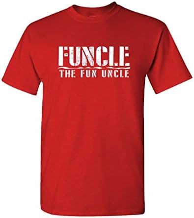 FANCLE הדוד המהנה - בדיחה משפחתית מצחיקה - חולצת טריקו כותנה לגברים