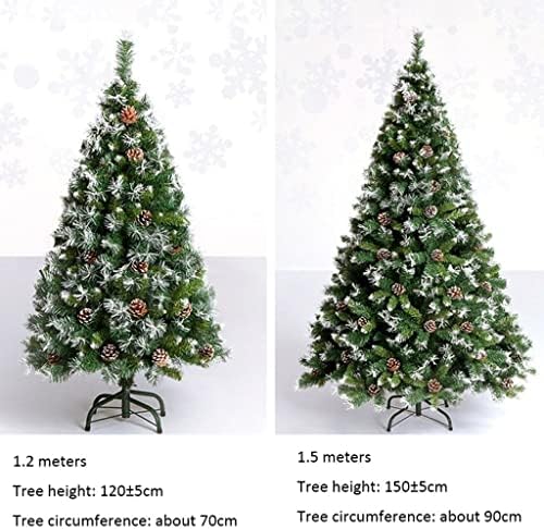 עץ חג המולד לחג המולד של אינדיאה, עץ חג המולד מלאכותי עם חרוטים אורנים, סוגר מתכת וענפים תלויים,