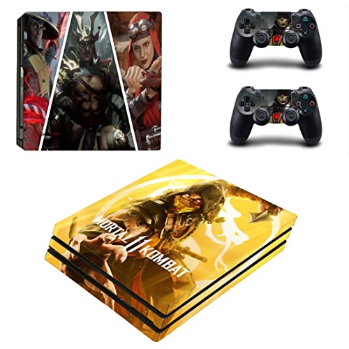 עבור PS4 Normal - משחק נינג'ה Mortal Best War Kombat X PS4 או PS5 מדבקת עור לפלייסטיישן 4 או 5