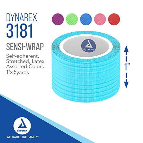 תחבושת דחיסת Dynarex Sensi -Wrap - 3181Cs - 1 x 5 yds, 30 גליל/מקרה