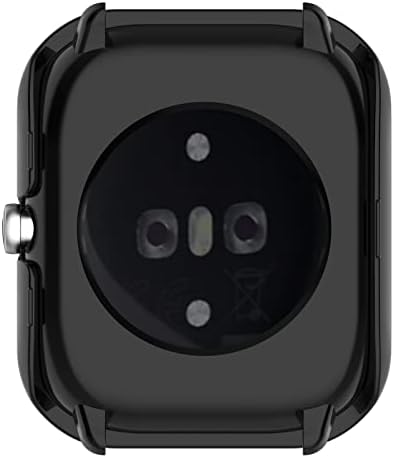 תואם ל- Amazfit GTS 4 Mini Case Cover, מקרה הגנה על מחשב עמיד בפני שריטות עם מגן מסך זכוכית מזג HD עבור