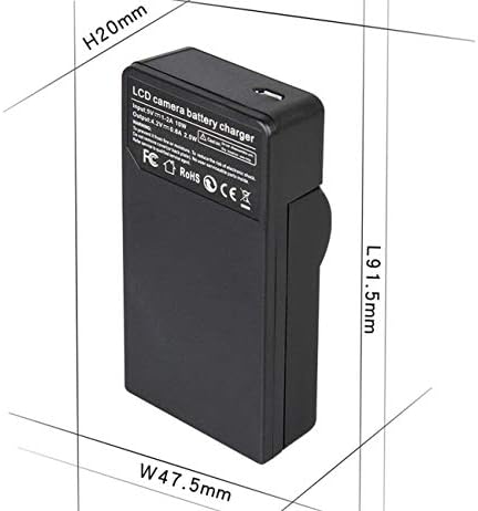מטען סוללות USB של LCD עבור Nikon Coolpix S610C, S610, S620, S630, S640 מצלמה דיגיטלית