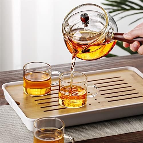 N/A בית עמיד לטמפרטורה גבוהה ידית זכוכית צד קומקום תה קומקום הגדרת תה תה הפרדת תה