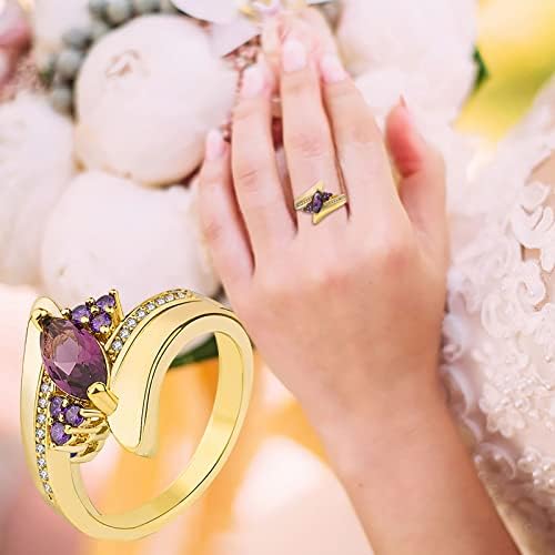 2023 מעורבות חדשה עגולה חתוכה זירקונים נשים טבעות נישואין טבעות תכשיטים לאישה נשות יהלום מלאות טבעת