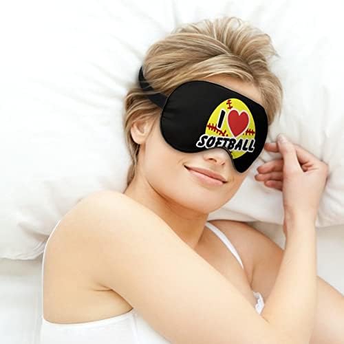 Live Love Softball Mask Mask Sleep