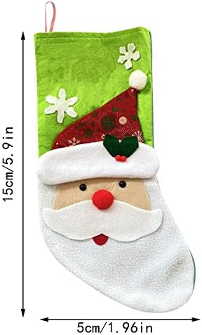 לב זכוכית מותאמת אישית לאמא מיני גרבי חג המולד 1 חבילה 4 עץ חג המולד גרב קישוט לקישוט כרטיסי מתנה