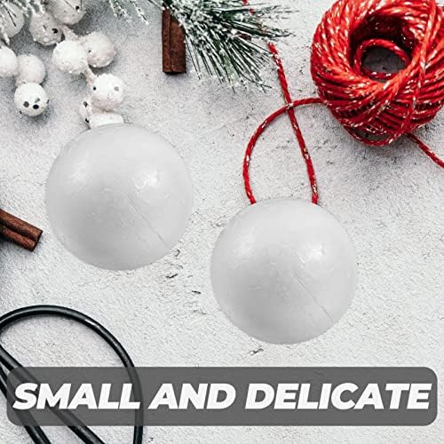 עיצוב סוארורו תפאורה עיצוב חתונה 100 יחידות כדורי קצף לבנים כדורי מלאכה קלקר כדורי מלאכה קצף לבן כדורי