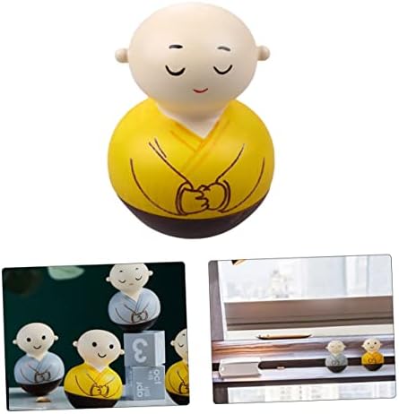 Besportble 1pc צעצועים רכב צעצועים שולחניים צעצועים שולחניים פסל נזיר נזיר מתנודד