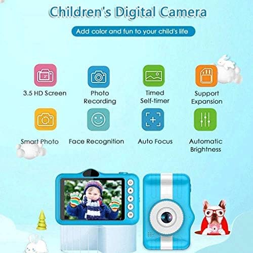מצלמה דיגיטלית לילדים לקיבואה-מצלמה לילדים עם מסך גדול בגודל 3.5 אינץ ' לבנים ולבנות, מצלמת ילדים,