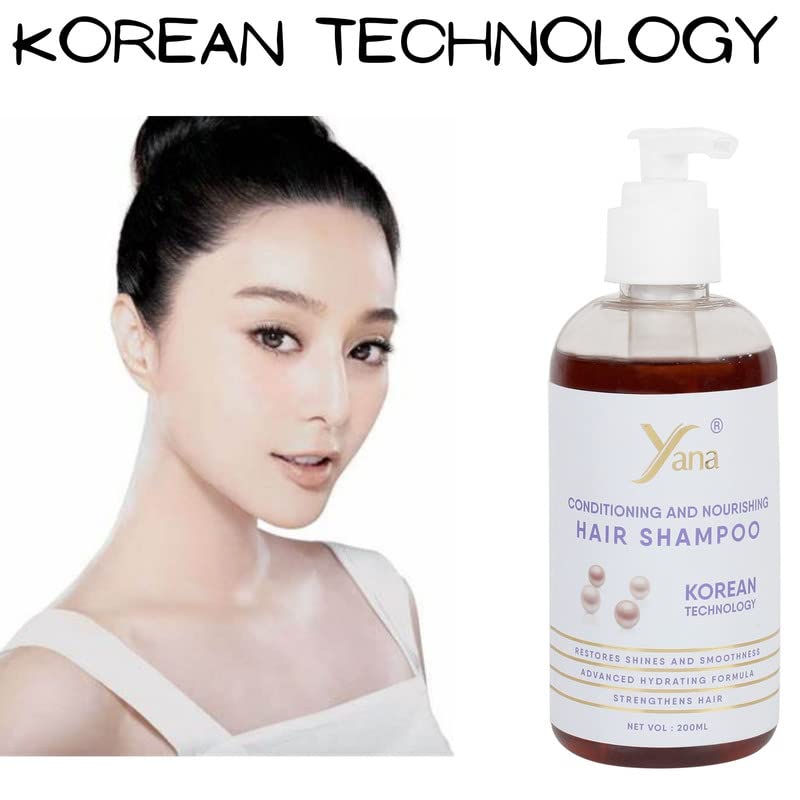 שמפו שיער של יאנה עם טכנולוגיה קוריאנית שמפו טבעי לנשים אנטי קשקשים