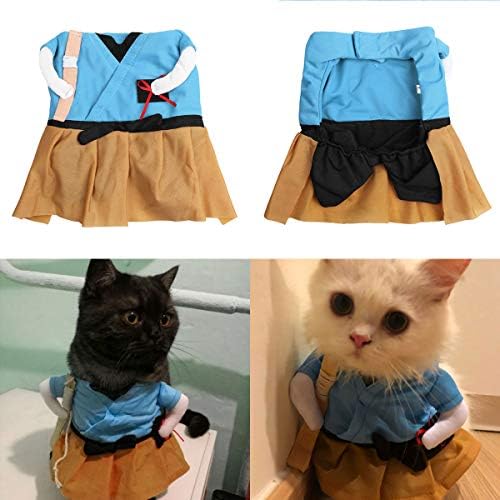 מצחיק חיות מחמד קוספליי תלבושות יפני סגנון טארו להתלבש חליפה עם מזויף זרועות חתול כלב כדור מסיבת