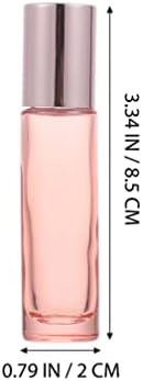 דויטול חממה 15 יחידות גלגול זכוכית- על בקבוקים עם כדורי נירוסטה מפל נירוסטה מבקבוקי שמן אתרים מיכל בושם