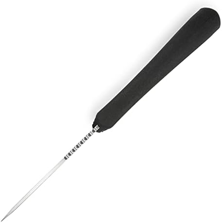 סכיני באק 685 סכין להב גדול של Bucklite Max II סכין להב גדול, 4 420 סמ נירוסטה להב, ידית גומי Dynaflex