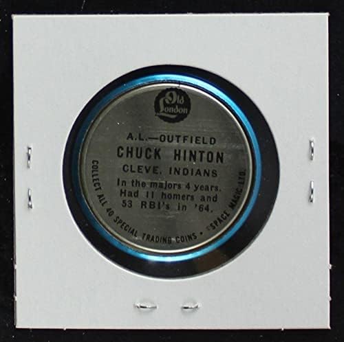 1965 מטבעות לונדון ישנים צ'אק הינטון קליבלנד אינדיאנים לשעבר/MT אינדיאנים