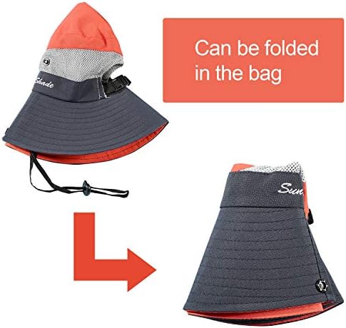 2 חתיכות כובע שמש חיצוני של נשים הגנה UV הגנה מתקפלת רשת רחבה שולית חוף כובע דיג