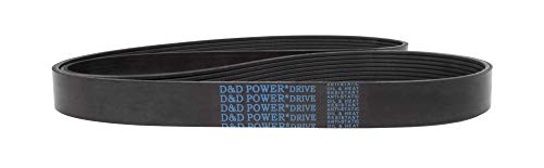 D&D Powerdrive 146051030 Beckorarnley WorldParts חגורה החלפה, פולי, 1 -להקה, 41.25 אורך, גומי