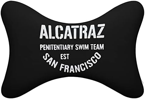 צוות שחייה של אלקטראז סן פרנסיסקו מכונית כרית צוואר 2 מחשבים נוחים כרית ראש נוח כרית רכב זיכרון