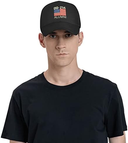 DD-214 כובע בייסבול של בוגרים של צבא ארהב לגברים נשים מתכווננות כובע משאית משאית