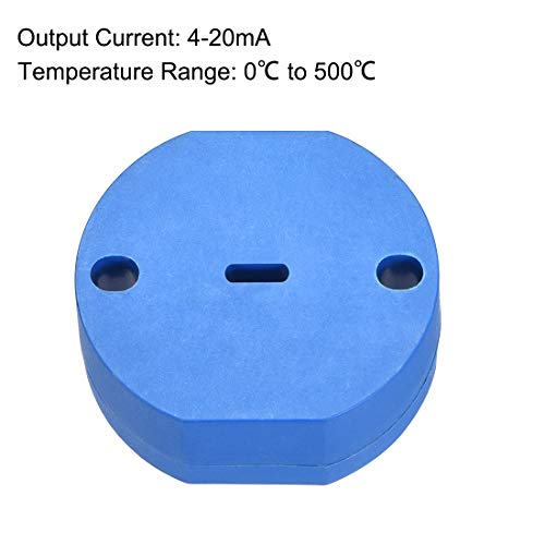 UXCell PT100 משדר חיישן טמפרטורה 24V DC 4-20MA 0 ℃ עד 500 ℃