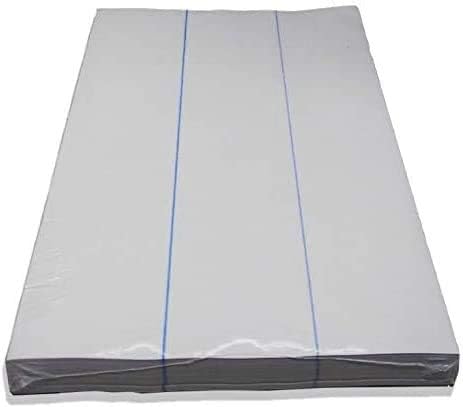 נייר העברת חום של דיו 11x17 לברזל מדפסת דיו על קו כחול לבד כהה 100 גיליונות*