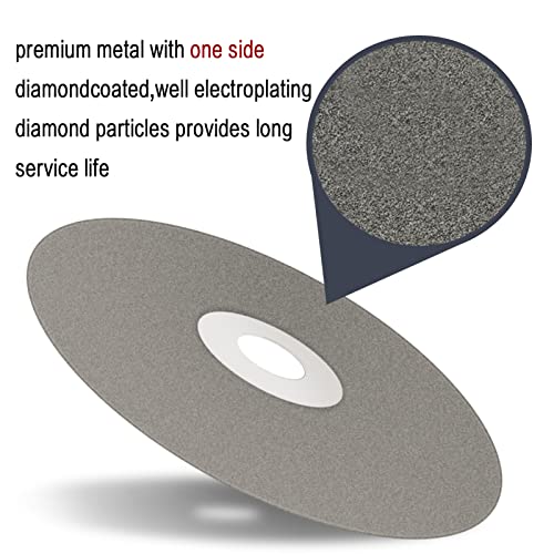 DZQ Diamond Diamond גלגל דיסק דיסק חור 6 x 1/2 שוחק הברכיים 3000 חצץ לחיתוך או מלטש אבן וזכוכית
