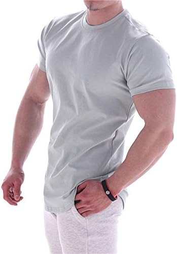 חולצת טריקו של שרוול קצר לגברים חולצות טי רגילות קלות משקל קלות