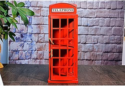 סגנון בריטי בסגנון בריטי מיושן תאי טלפון תפאורה 16.5 x 15 x 42.5 סמ קישוט שולחן עבודה וינטג