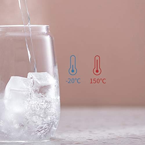 1 יחידות סיליקון זכוכית קיבולת גדולה מים שתיית מים כוס פרייר מים כוס זכוכית כוס עבור משרד בית