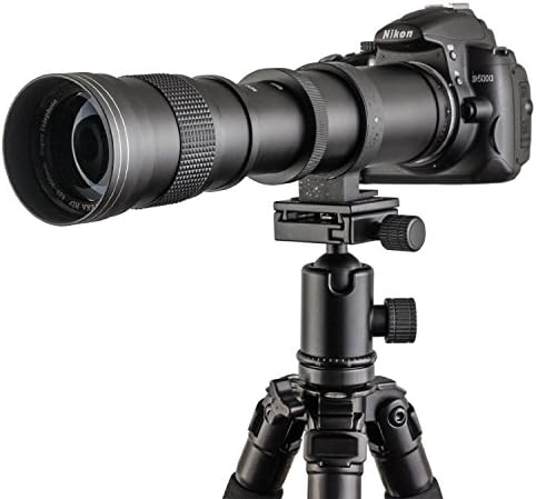 FOTGA 420-800 ממ f / 8.3-16 מדריך סופר טלפוטו זום עדשה + T2-nikon עדשת מתאם עבור Nikon D3200 D5200 D5300 D7100