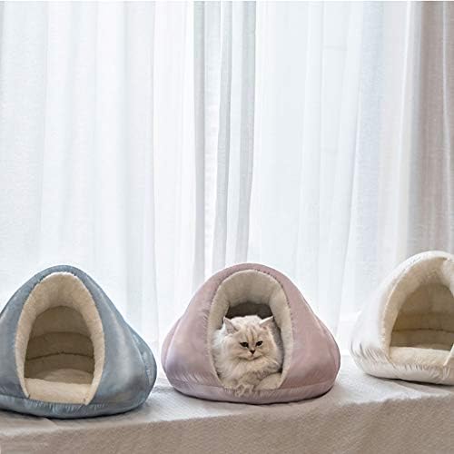 חתול מיטות בית חתול כלב מחמד קן מיטה רך חם מערת בית מחצלת גור קצפת מיטת שק שינה