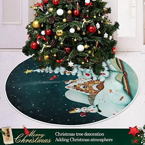 חצאית עץ שלג לחג המולד של Oarencol, חצאית עץ חג המולד 36 אינץ