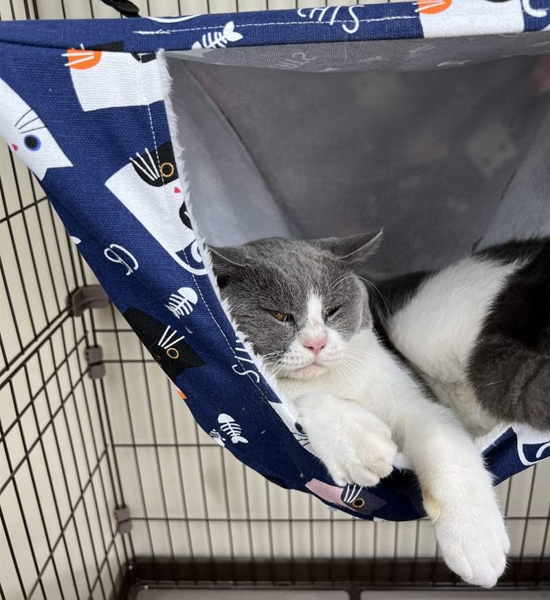 חתול מיטת ערסל חתולי כלוב תליית מערת מיטה חם מחבוא עבור קיטי החולדה