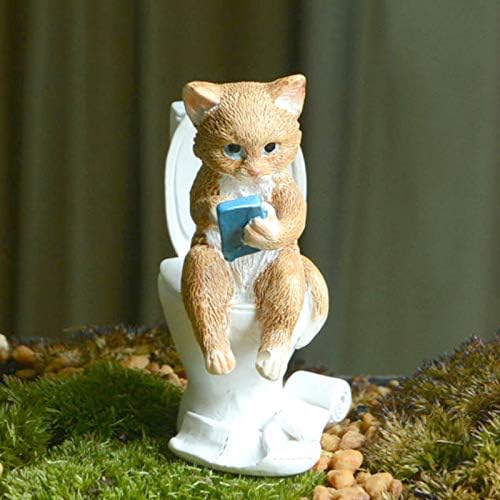 פגם פיות של Gemmia חתול - פסל חתול תועה קופסא
