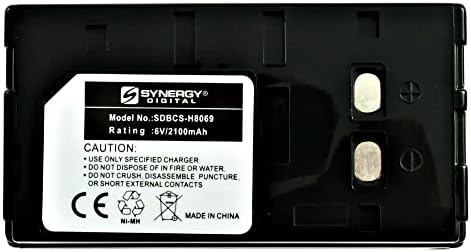 Synergy סוללת מצלמת וידיאו דיגיטלית, התואמת ל- Yashica KD-M710F מצלמת וידיאו, קיבולת גבוהה במיוחד, החלפה