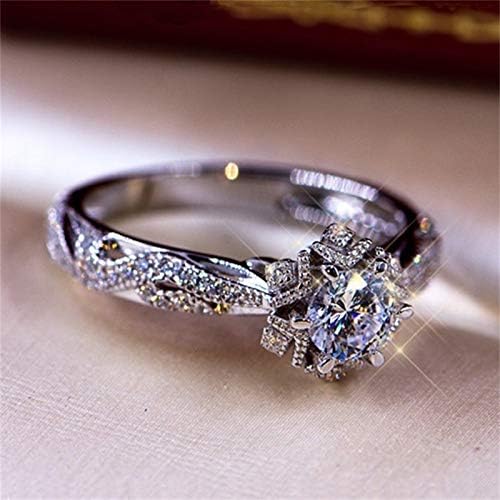 2023 חתונה יפה לחתונה יפה טבעת אירוסין וינטג 'נשים טבעות להקות כסף טבעת גלי
