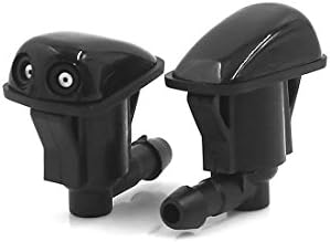 uxcell 15 PCS שחור פלסטיק שחור קדמי מכונת כביסה קדמית זרבובית למיצובישי