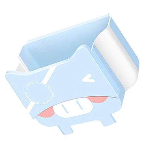 קבילוק פלסטיק פחי אחסון מיכל תליית מטבח אשפה יכול מתקפל פסולת עבור ארון רכב שינה אמבטיה כחול מתקפל