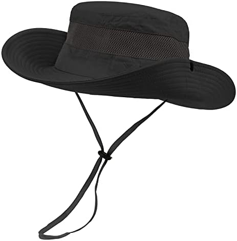 כובע שמש של זורון לגברים ונשים רחב שוליים כובע דלי כובע UV הגנה על חוף טיולים