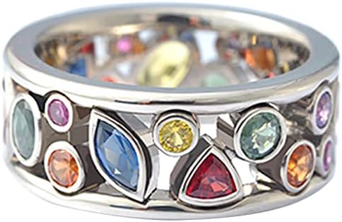 2023 טבעת חדשה טבעת נשות נחושת 610 אבן חן תכשיטים אלגנטיים בגודל חתונה בגודל טבעות לבנות טבעות טבעת אופנה