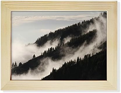 Diythinker ערפל ערפל ערפל ערפל שמיים ענני שולחן עבודה שולחן עבודה מסגרת תמונה תמונה קישוט לאמנות