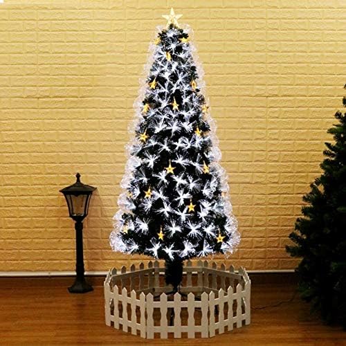 עץ חג המולד של סיבים אופטיים של CAIXIN, פרמיום פרמיום קלטת נופש פלאש פנטה קישוטי כוכב חג המולד עץ מתכת