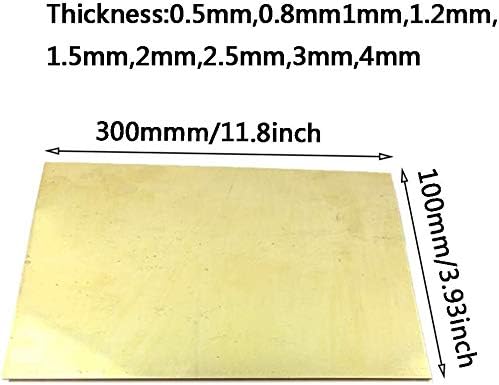 צלחת גיליון נחושת פליז ניאנשין מתכת קירור גולמי חומרים תעשייתיים ח62 קו 100 ממקס300 ממ,3 ממקס