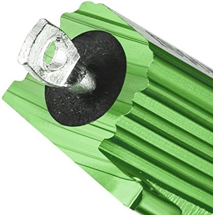 uxcell aluminum case instrucor 10w 10 אוהם ירוק ירוק לממיר LED עם מוט פוסט 10W10RJ
